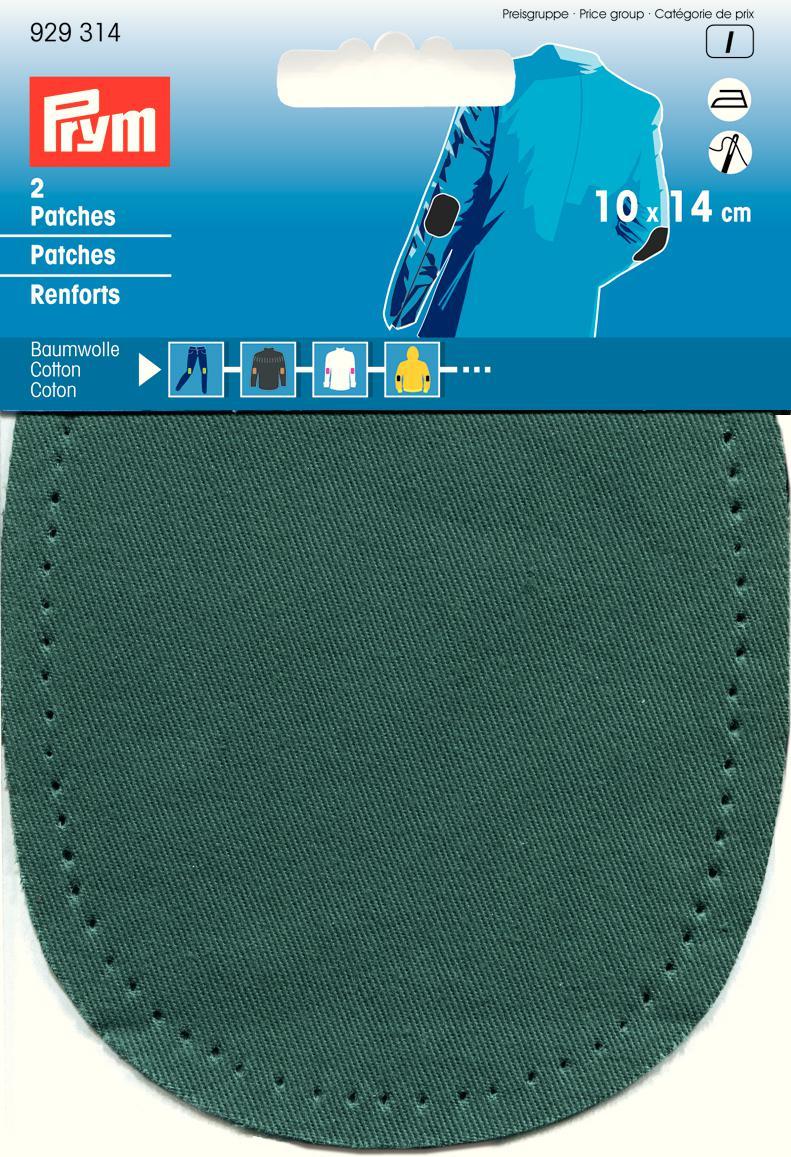 P929314  **Patches CO for ironing 10 x 14cm green x 2pc