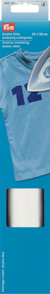 P968193 - CREATIVE INTERFACING DOUBLE SIDED FOR IRON ON 150X30cm