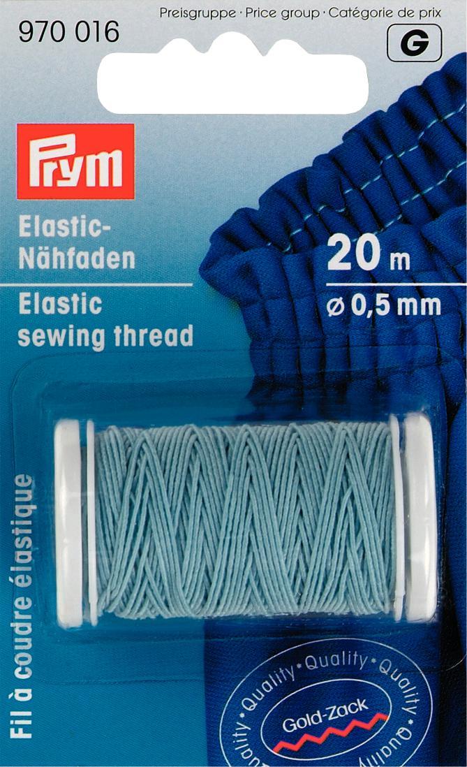 P970016 - **Elastic Sewing Thread 0.5mm light blue x 20m