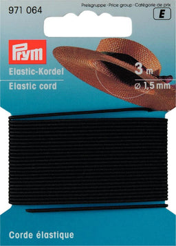P971064 - Elastic-Cord 1.5mm black x 3m