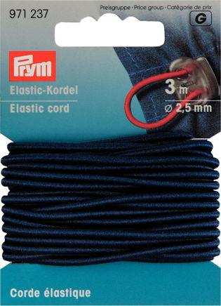 P971237 - Elastic-Cord 2.5mm navy blue x 3m