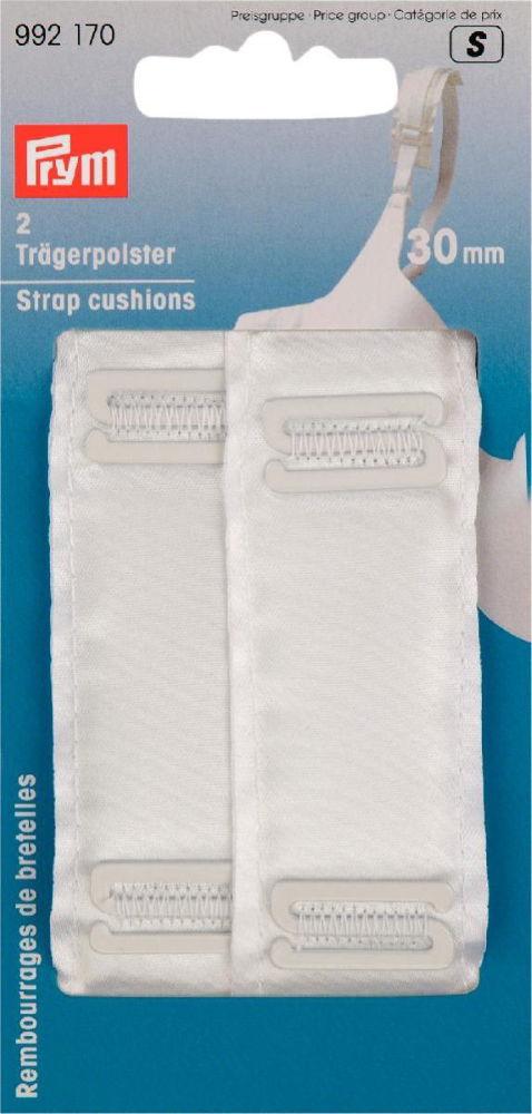 P992170 - Strap Cushions 30 mm white X 2pcs