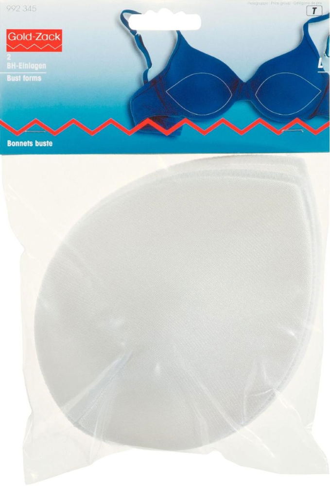 P992345 - BUST FORMS SIZE L WHITE COVERING MAT. 100% PA X 2pcs