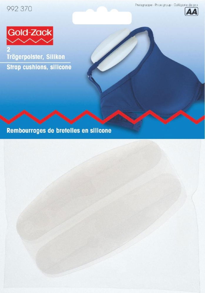 P992370 - Strap Cushions 50 x 90 mm transparent 100 % silicone