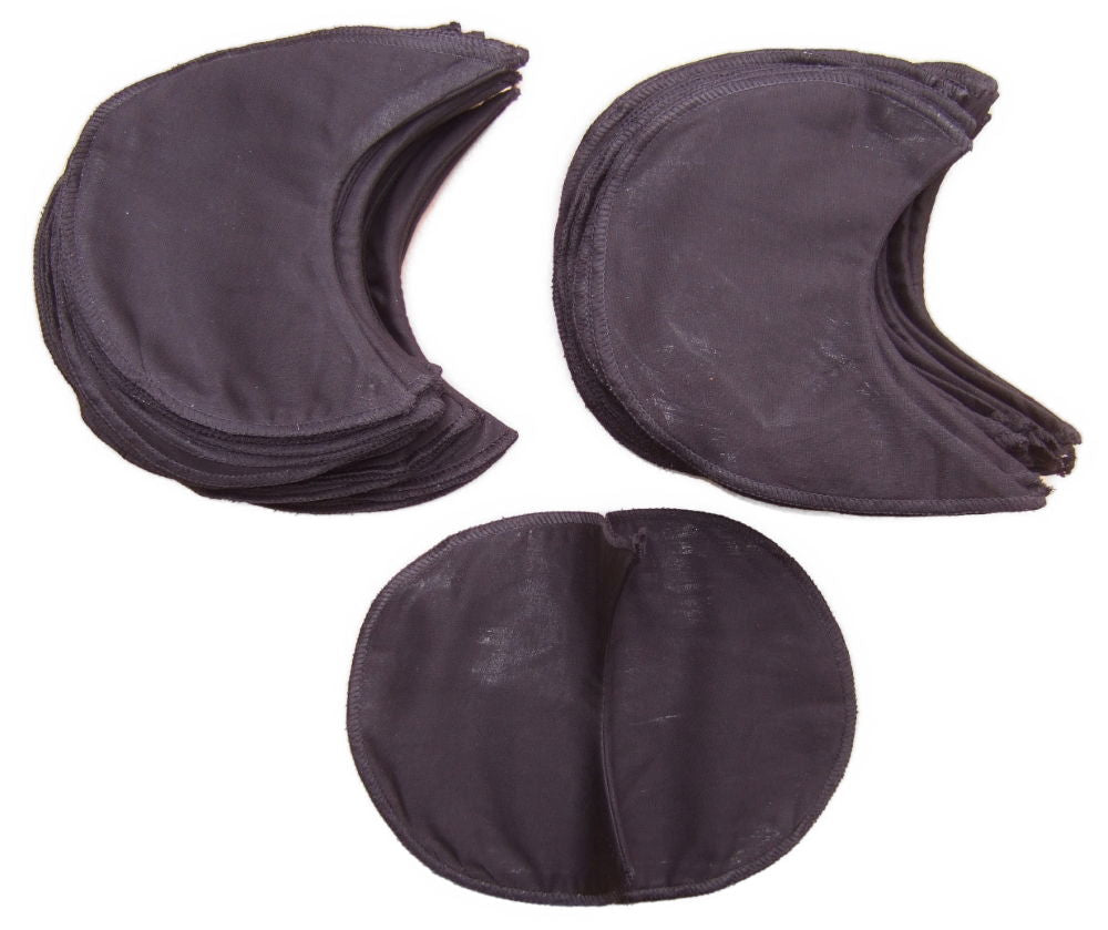 P994284 - Dress Shields Size M black 100 % Cotton x 25PR