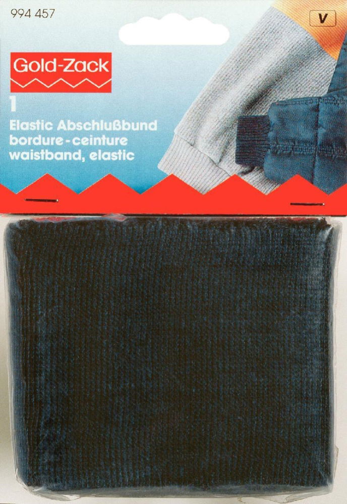 P994457 - Elastic Waistband navy blue 13 x 66cm x 1pc