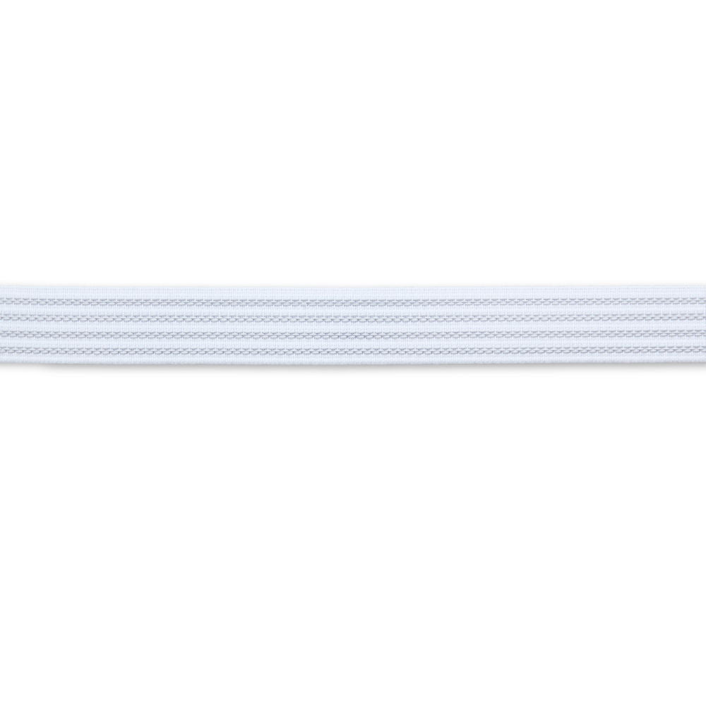 P996404 - Elastic Waistband non-slip 25 mm white x 10m