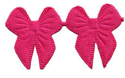 PADC-BCE - PADDED TRIM BOW CERISE