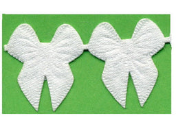 PADC-BWH - PADDED TRIM BOW WHITE