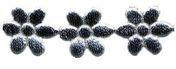 PADC-DS - PADDED TRIM DAISY SILVER