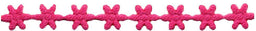 PADC-MFCE - PADDED TRIM MINI FLOWERS CERISE