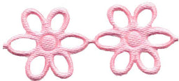 PADC-OPK - PADDED TRIM OPEN FLOWER PINK