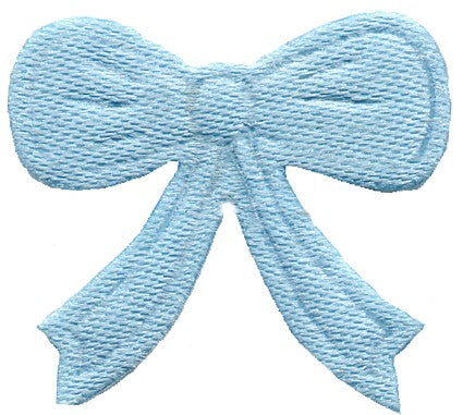 PADM-BPB  **PADDED MOTIF BOW  PALE BLUE