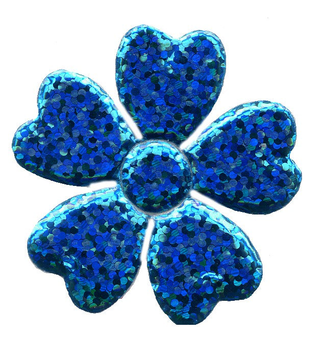 PADM-FB  **PADDED MOTIF FLOWER BLUE