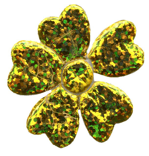 PADM-FG  **PADDED MOTIF FLOWER GOLD