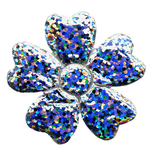 PADM-FS  **PADDED MOTIF FLOWER SILVER