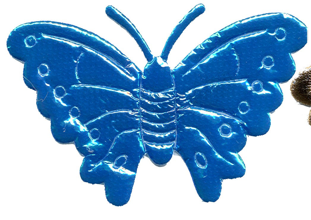 PADM-LBDB  **PADDED MOTIF BUTTERFLY DARK BLUE