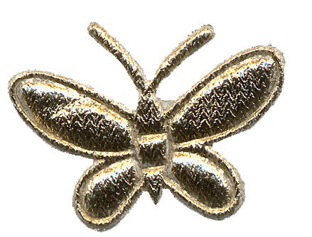PADM-SBG **SMALL PADDED MOTIF BUTTERFLY GOLD