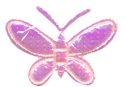 PADM-SBPK **SMALL PADDED MOTIF BUTTERFLY PINK