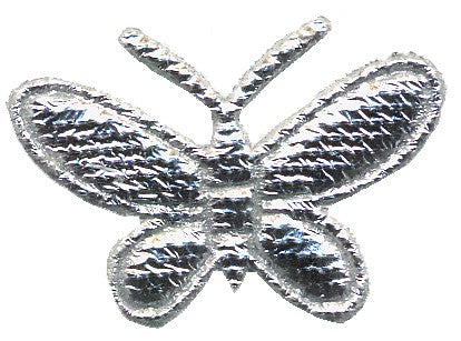 PADM-SBS **SMALL PADDED MOTIF BUTTERFLY SILVER