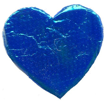 PADM-SHDB **SMALL PADDED MOTIF HEART DARK BLUE