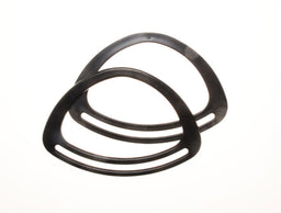 PTGR - PT GRAPHITE COLOUR BAG HANDLE(PAIR) 20cm (Elbesee)