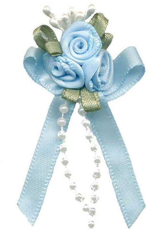 RC305 - R CLUSTER 305LIGHT BLUE ROSES