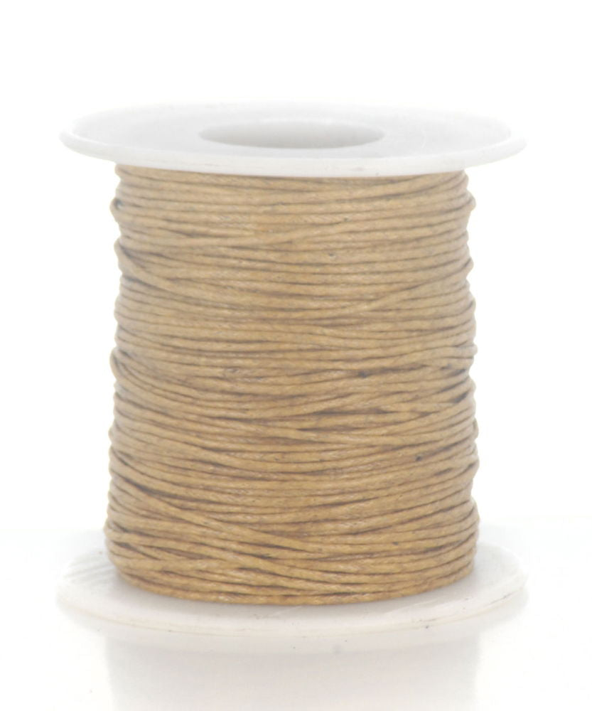 RCT1BR - ROUND COTTON THONGING 1MM BROWN