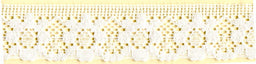 RE42702C - LACE SPOT 25MM (1 INCH) IVORY FLAT **15m REEL**