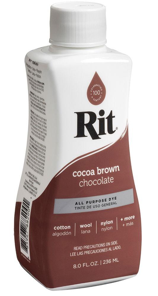 RITL20 - RIT LIQUID DYE 236ML 8OZ 20 COCOA BROWN