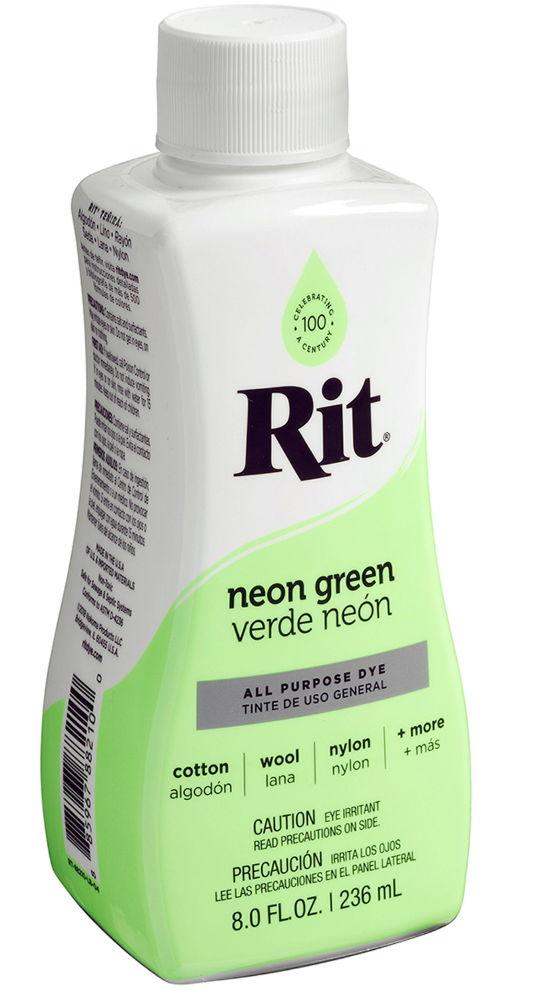 RITL21 - RIT LIQUID DYE 236ML 8OZ 21 NEON GREEN