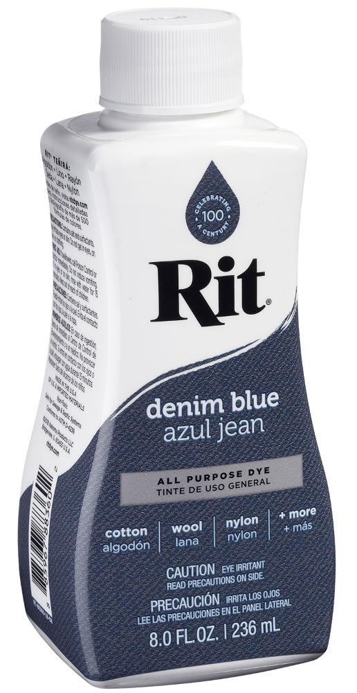 RITL36 - RIT LIQUID DYE 236ML 8OZ 36 DENIM BLUE