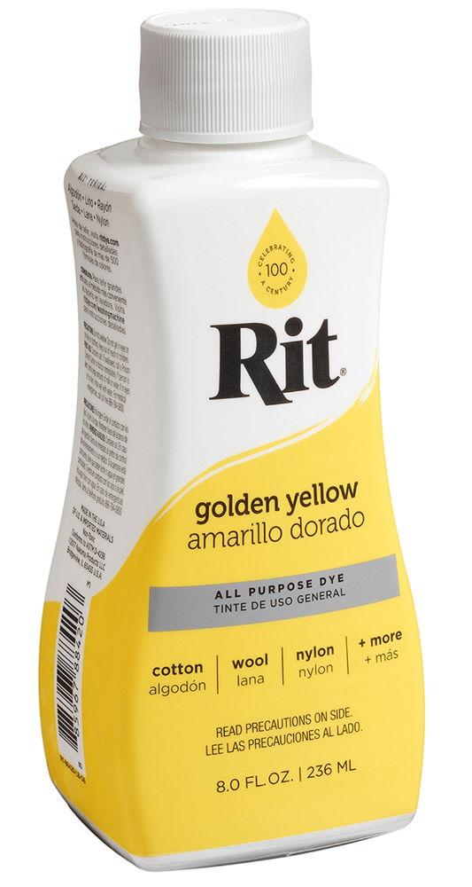RITL42 - RIT LIQUID DYE 236ML 8OZ 42 GOLDEN YELLOW
