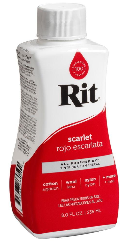RITL5 - RIT LIQUID DYE 236ML 8OZ 5 SCARLET