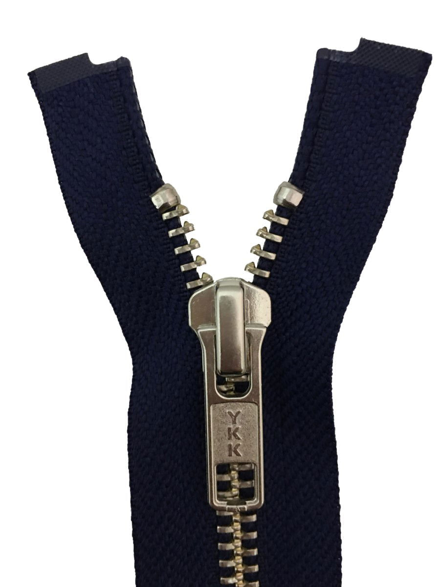 RMNOR56-20-919 - YKK SILVER MED OPEN END 20 inch (51 cm) 919 NAVY