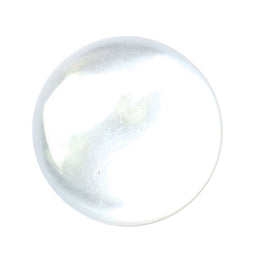 S0030 - SEHLBACH A BUTTON SHANK CLEAR WHITE 17MM X 35