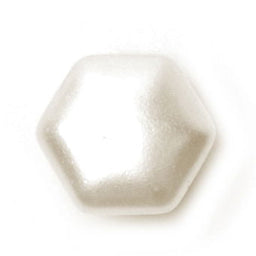 S0074 - SEHLBACH C BUTTON SHANK RAISED HEXAGONAL PEARL 10MM X40