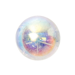 S0098 - SEHLBACH C BUTTON SHANK CLEAR BALL IRID. 10MM X35