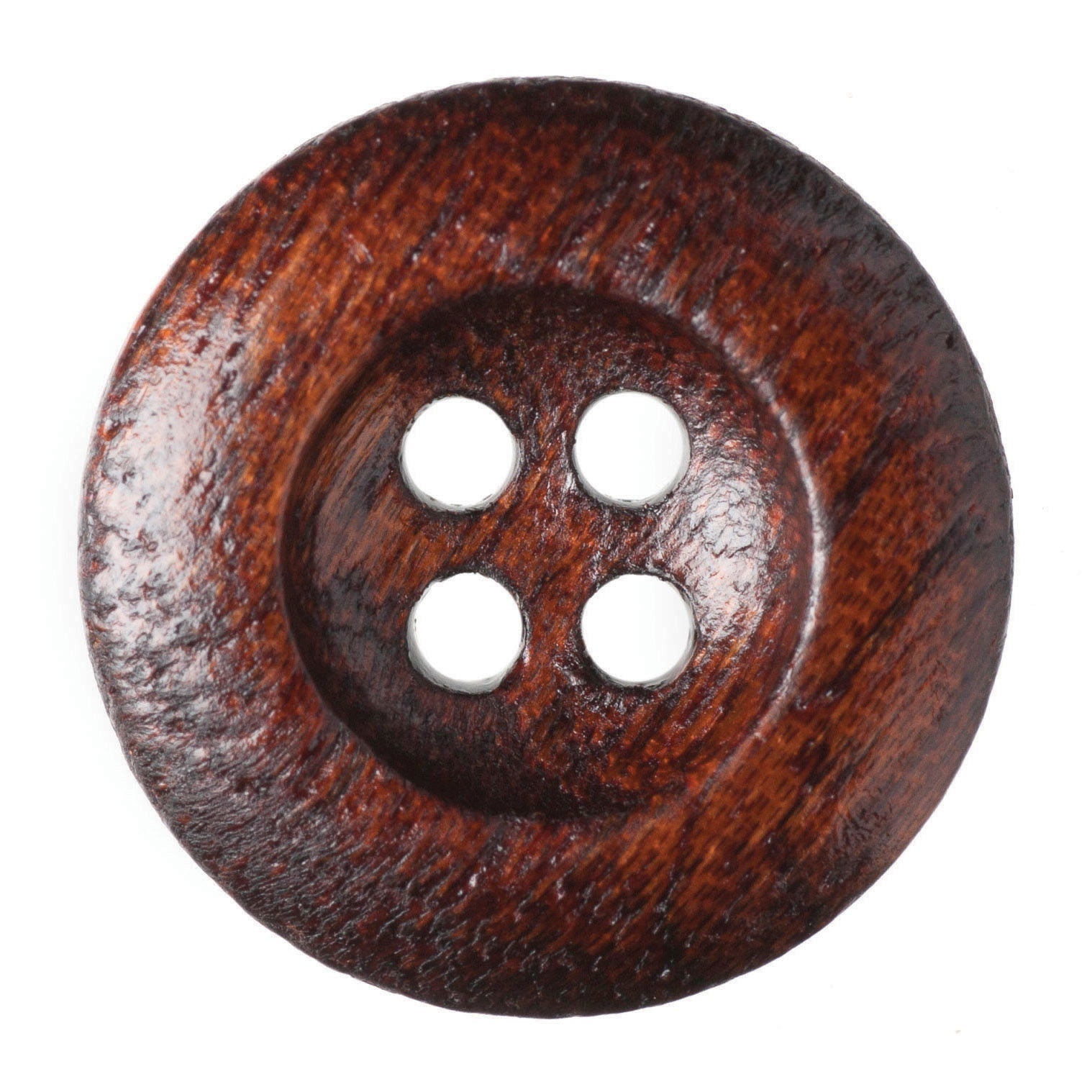 S0118 - SEHLBACH C BUTTON NAT DARK BROWN SM X30