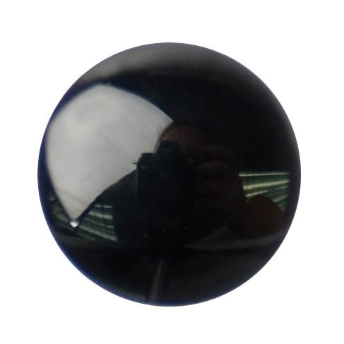 S0167 - SEHLBACH B BUTTON PLAIN BLACK SHADOW