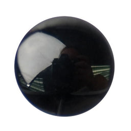 S0167 - SEHLBACH B BUTTON PLAIN BLACK SHADOW