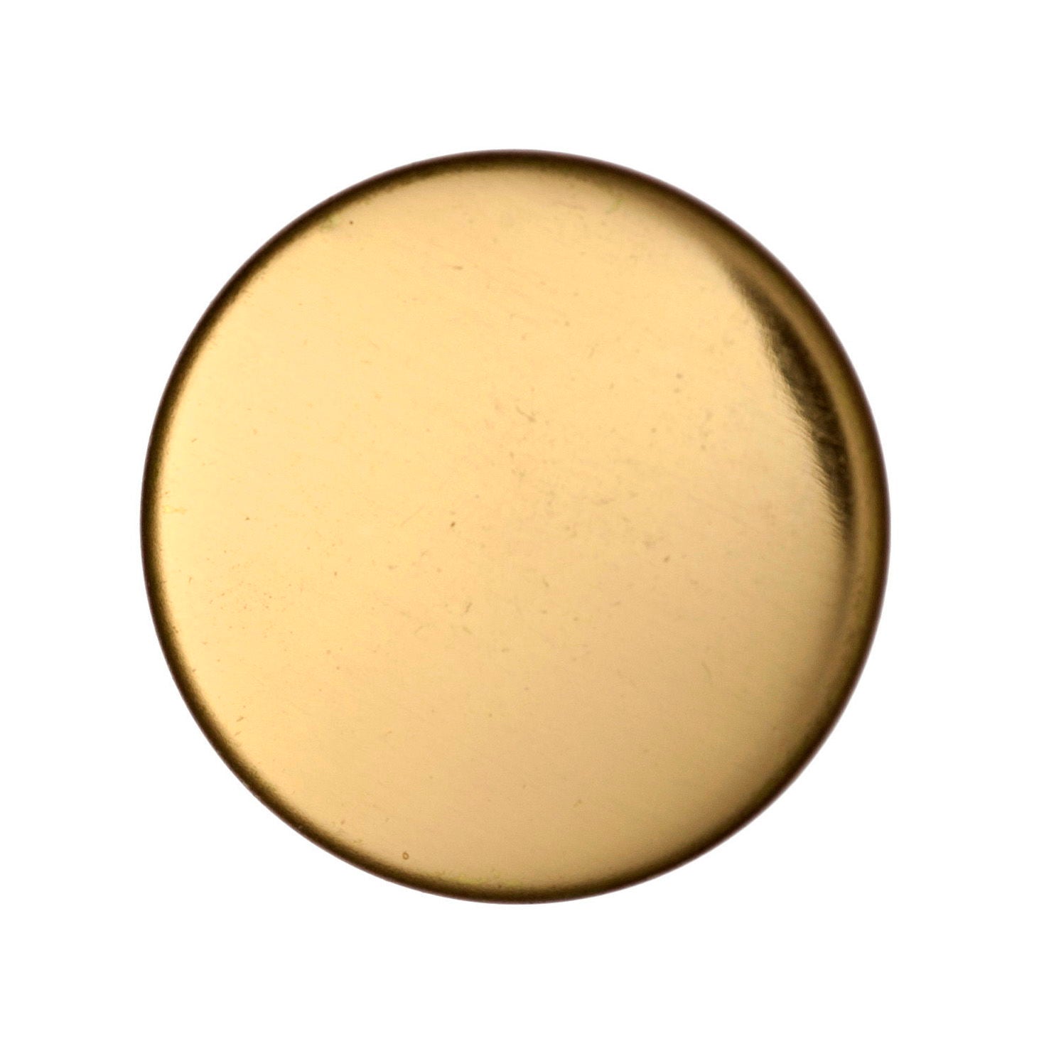 S0301 - SEHLBACH D BUTTON PLAIN GOLD SM X30