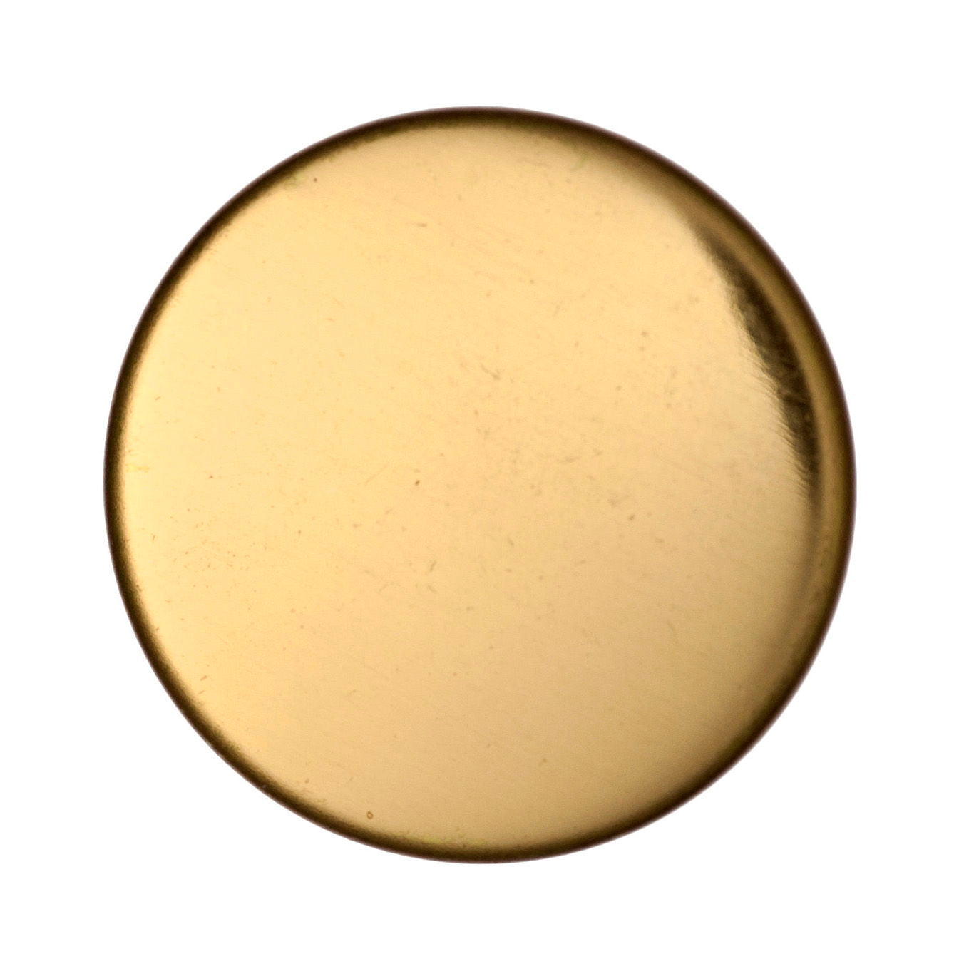 S0302 - SEHLBACH D BUTTON PLAIN GOLD MED X25