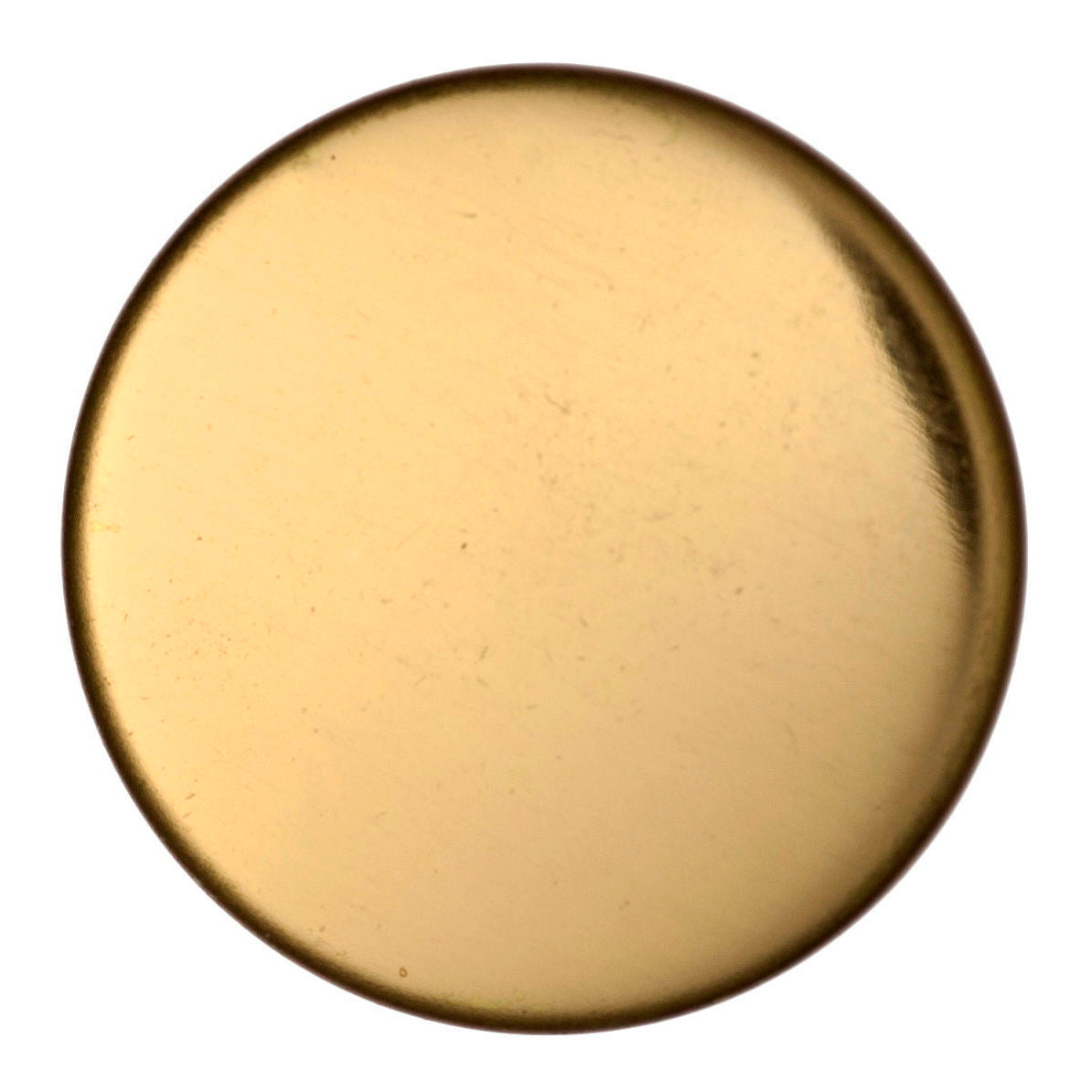 S0303 - SEHLBACH D BUTTON PLAIN GOLD LG X20