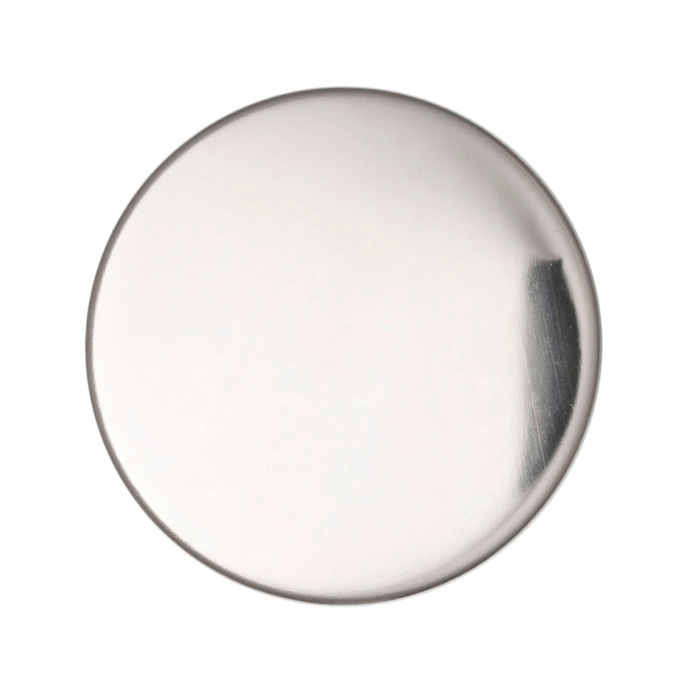 S0325 - SEHLBACH D BUTTON PLAIN SILVER SM(12MM) X30