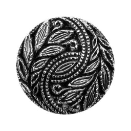 S0328 - SEHLBACH C BUTTON LEAF SILVER SM X20