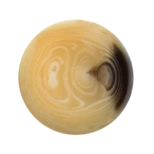 S0352 - SEHLBACH C BUTTON  SHANK SM  X30 CREAM/BROWN SWIRL