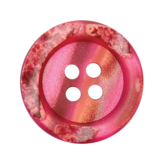 S0662 - SEHLBACH B BUTTON RIMMED RED SM X35