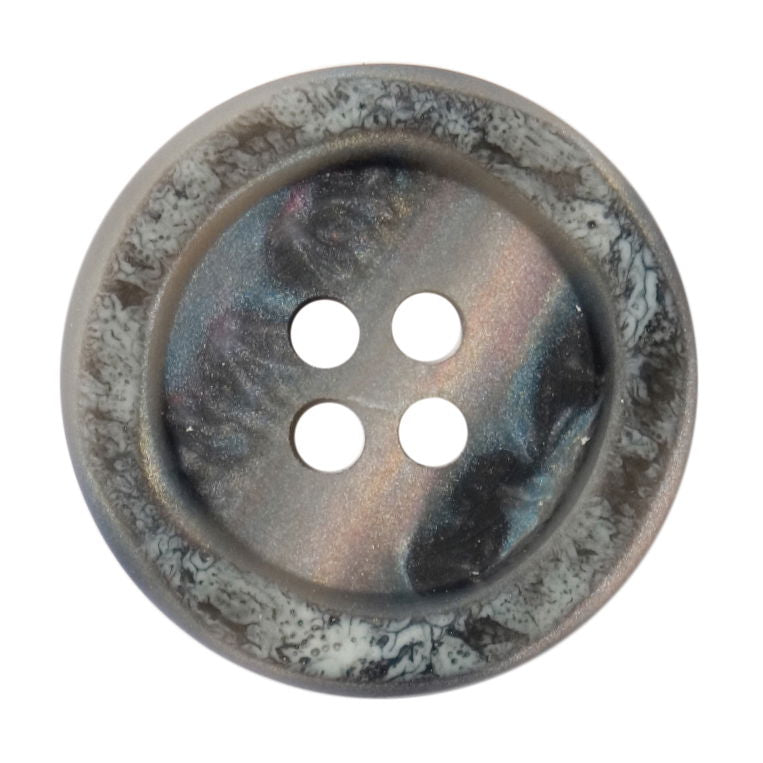 S0669 - SEHLBACH B BUTTON 4 HOLE MOTTLE EDGE