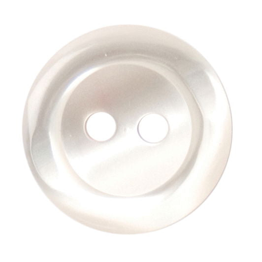 S1112 - SEHLBACH B BUTTON RINGED WHITE SM X55